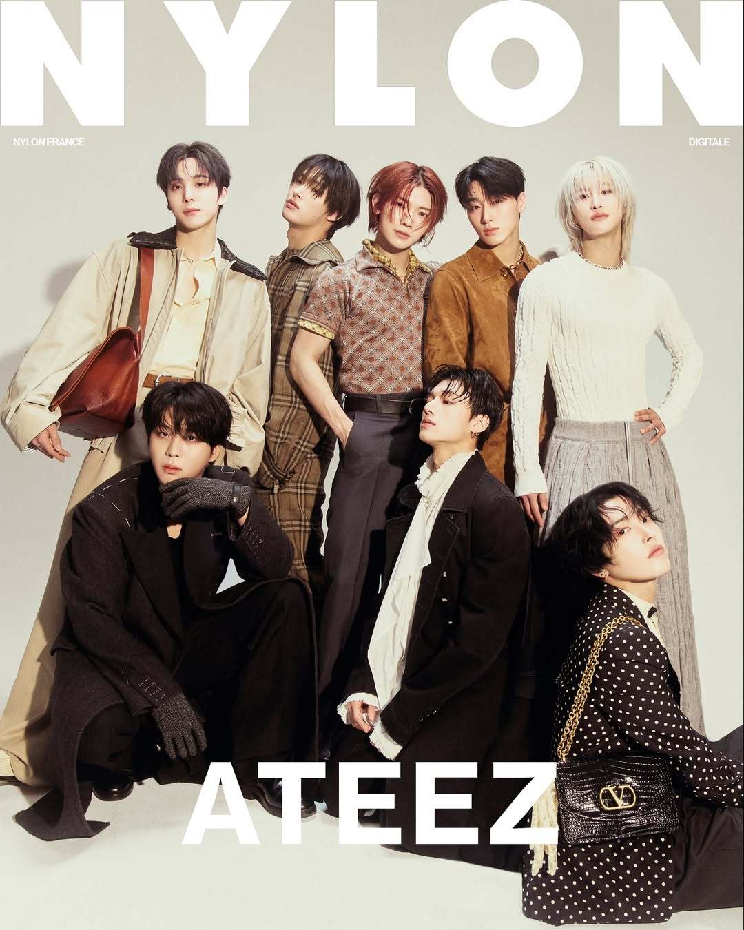 NYLON France Digital Cover 2025 ：ATEEZ海外