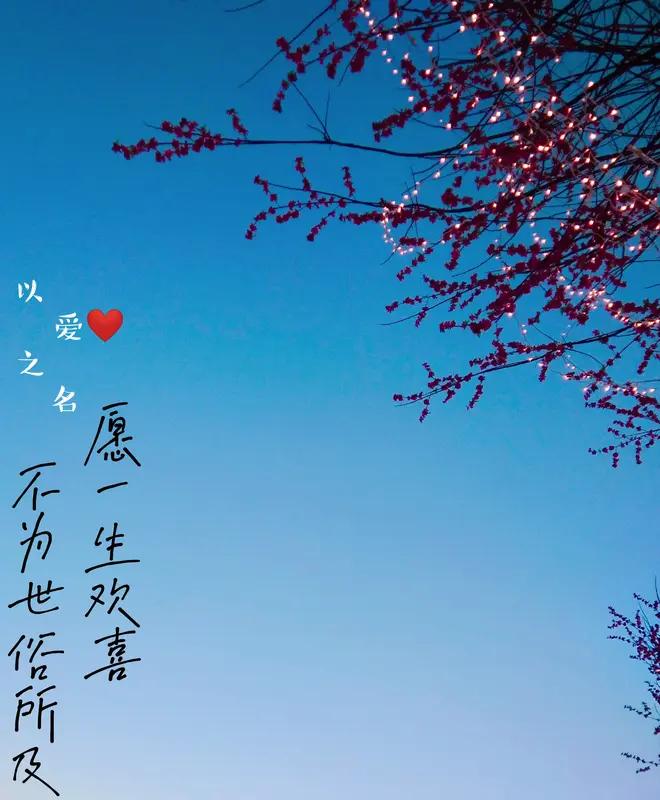 爱你，初心不改，一生深情，只给你一人

世间情爱万千，新鲜感人人都有，难的是历经