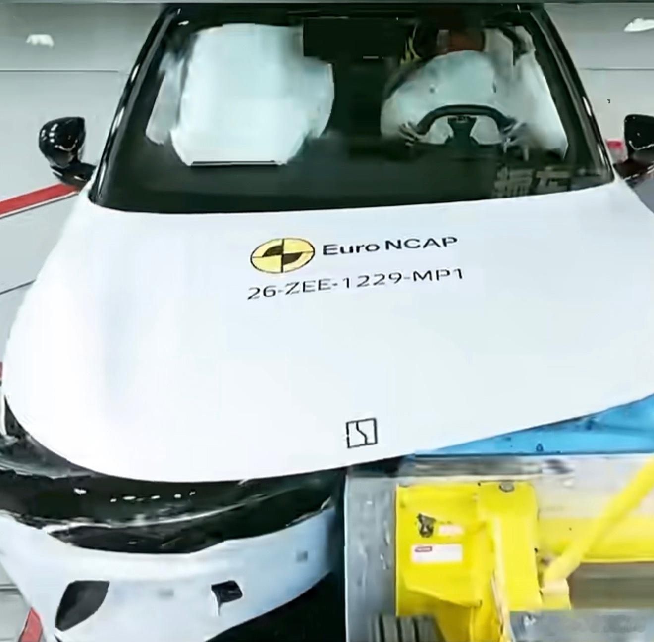 Euro NCAP碰撞测试车型标的是宝马iX3结果视频内容是极氪007 GT极氪