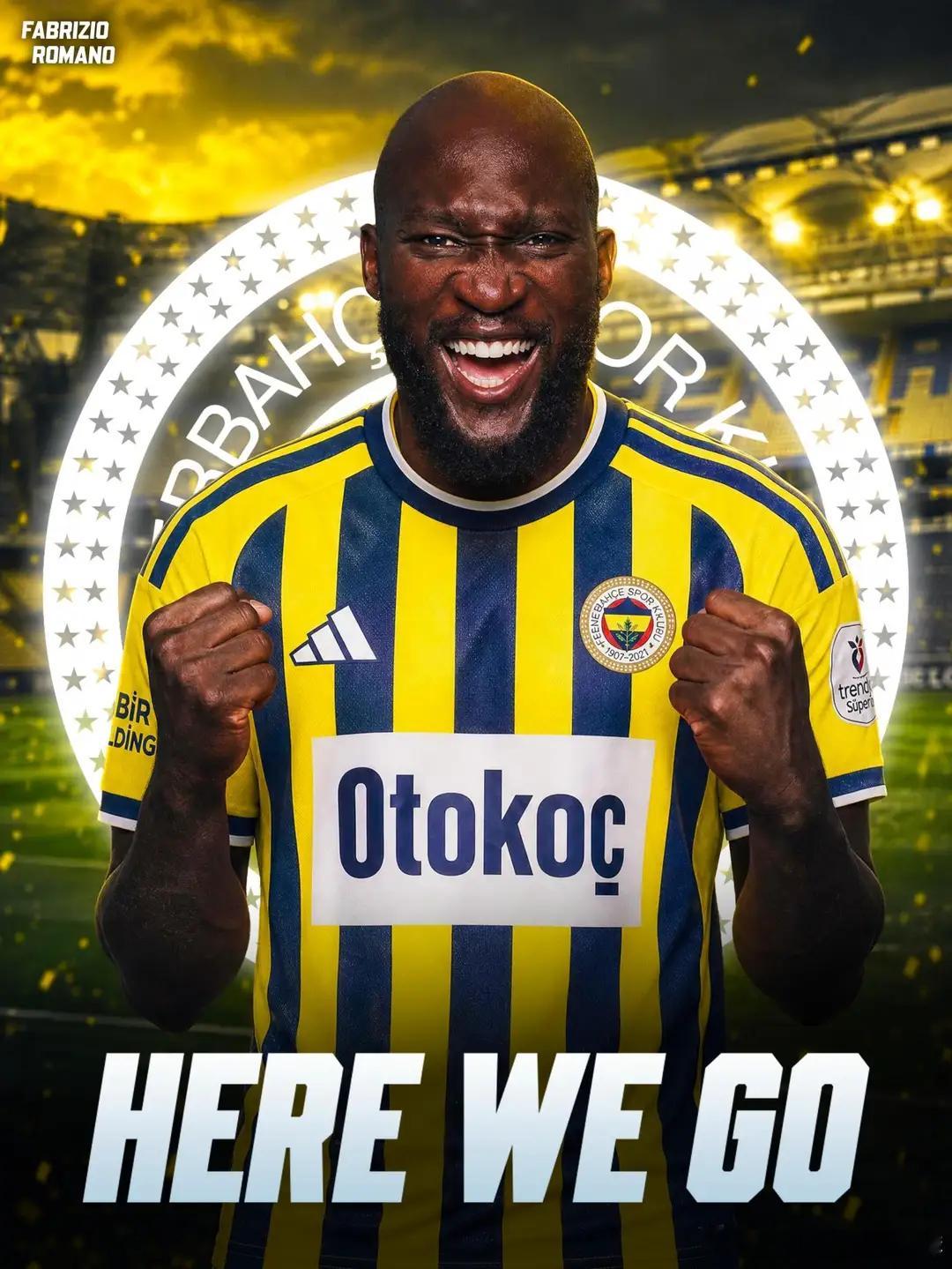 生涯重大转折！33岁卢卡库无缘五大联赛，正式加盟费内巴切开启土超生涯。卢卡库的五