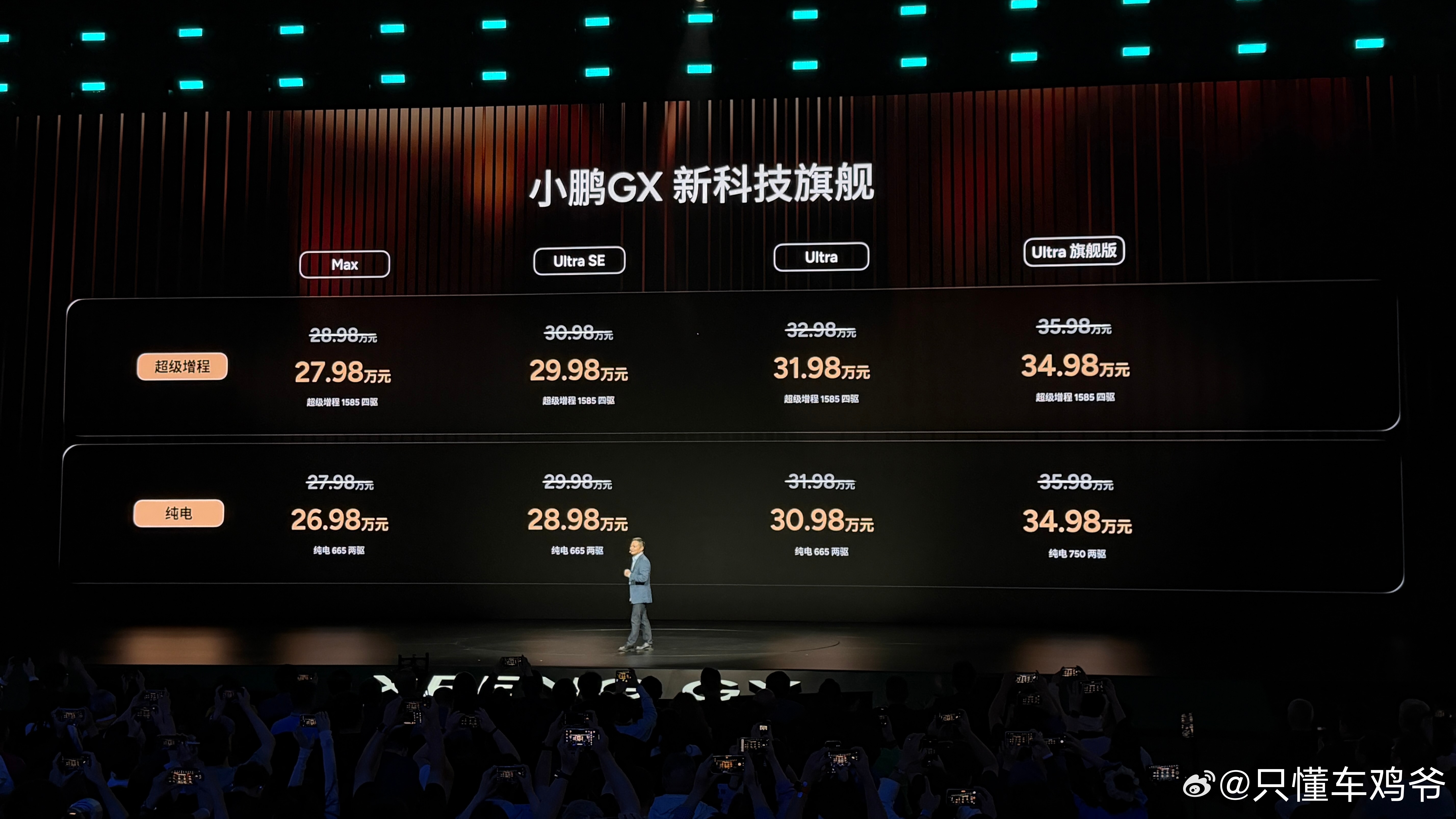 小鹏GX价格炸裂新科技旗舰小鹏GX上市26.98万元起作为面向物理AI时代的科技