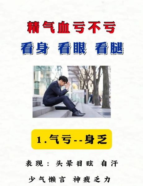 气血亏虚与否，从身形、双目、下肢就能辨别