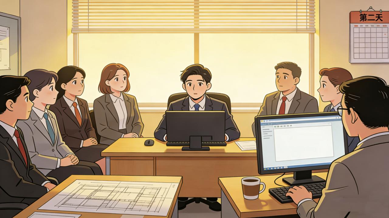 凌晨一点，甲方终于回了消息：“整体不错，但感觉还差一点感觉，你们再调调。”
项目