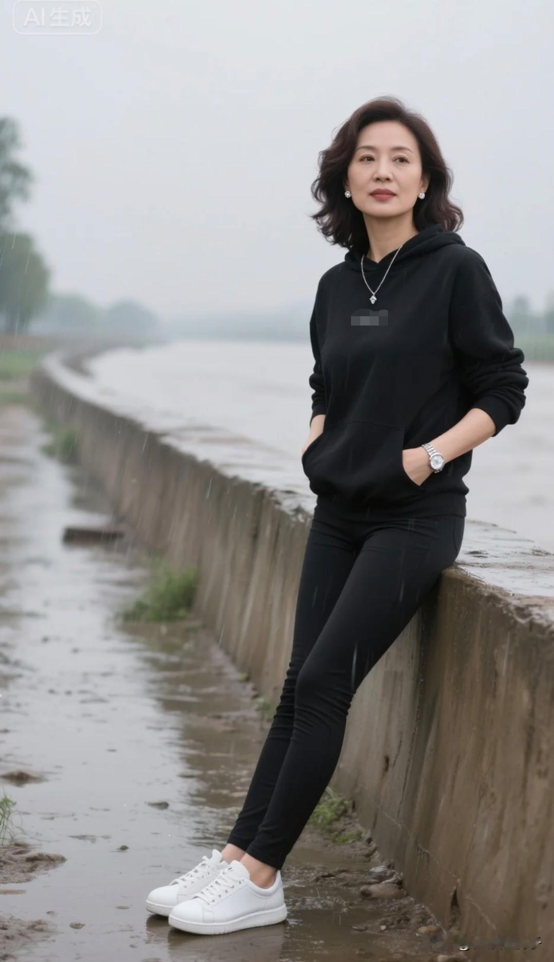 今天，阴雨又绵绵，心情随风而动，身又随心动。见景生情，就那么一瞬间，我很想喝点酒