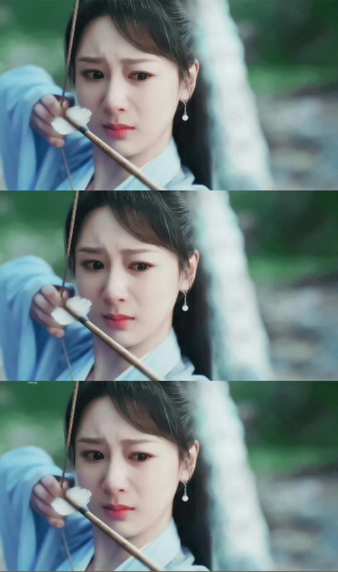 #长相思小夭白发细节#《长相思》里的小细节真的发人深省了！小夭发髻上也有白发了，