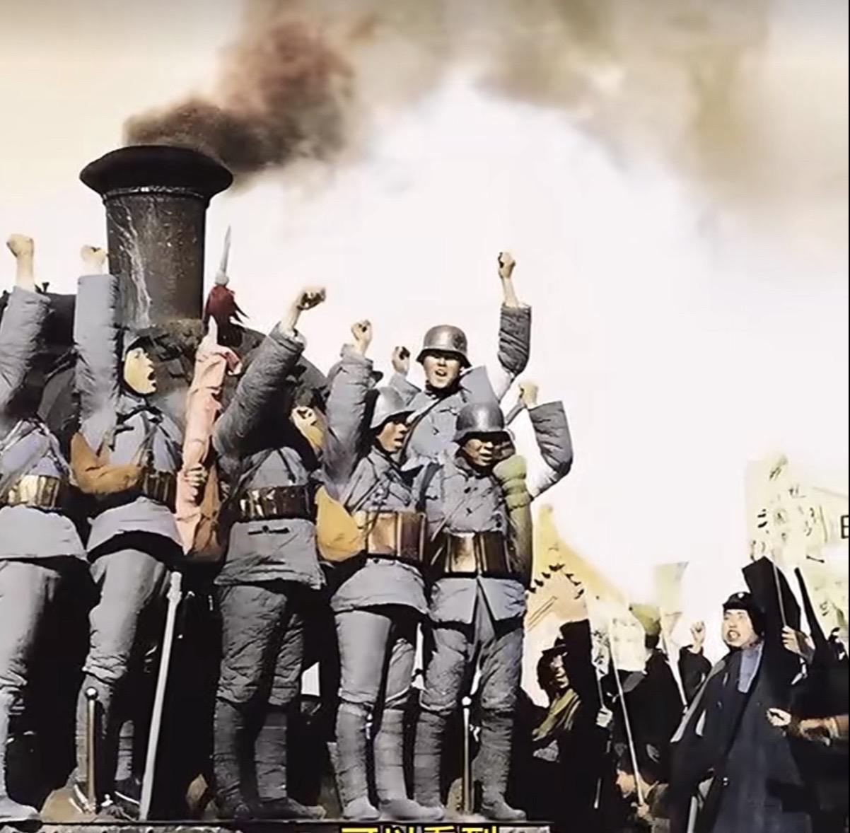 土老财阎锡山也投入了抗战。蒋介石《抗日宣言》如果战端一开，那就是地无分南北，人无分老幼，无论何人，皆有守土抗战之责任，皆抱定牺牲一切之决心。 山高皇帝远的阎锡山也加入了抗战洪流晋绥军军迷发烧友