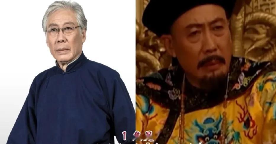 焦晃演的是庙堂里的康熙，一抬眼，江山都在他眼里。
陈道明演的是天子，一拍桌子，满