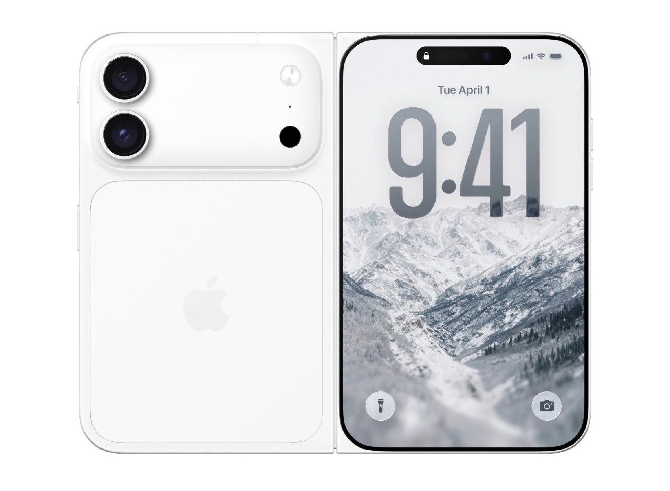 iPhoneFold再爆料听说iPhone折叠屏的折痕问题没有解决掉，还没有办法