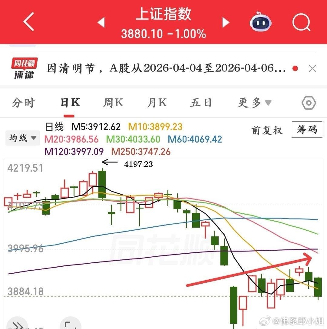 今天就要开盘了，观点这块，今后两天大盘大概率都会收阳，而且这两天应该能站稳5日均