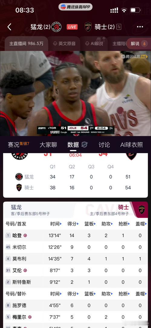 丹姐14分，登哥我错了