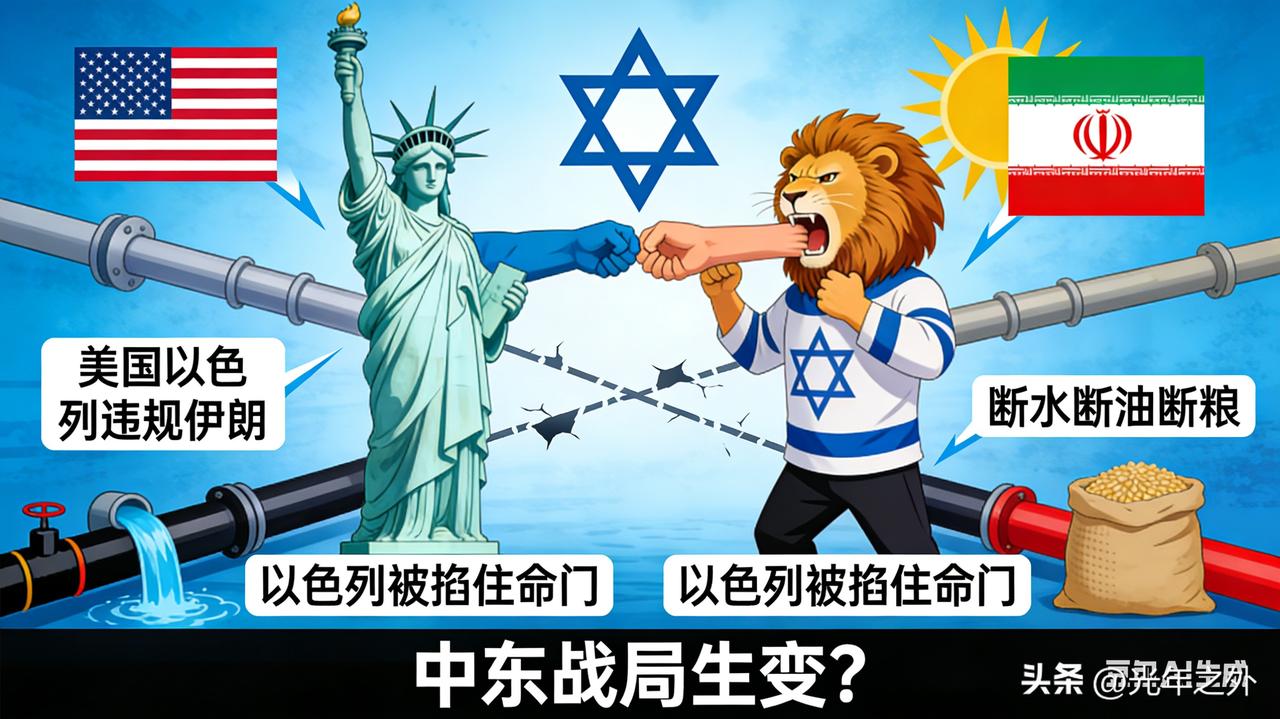 断水断油断粮！以色列被掐住命门，中东战局生变？
 
当导弹互射的硝烟暂时散去，中