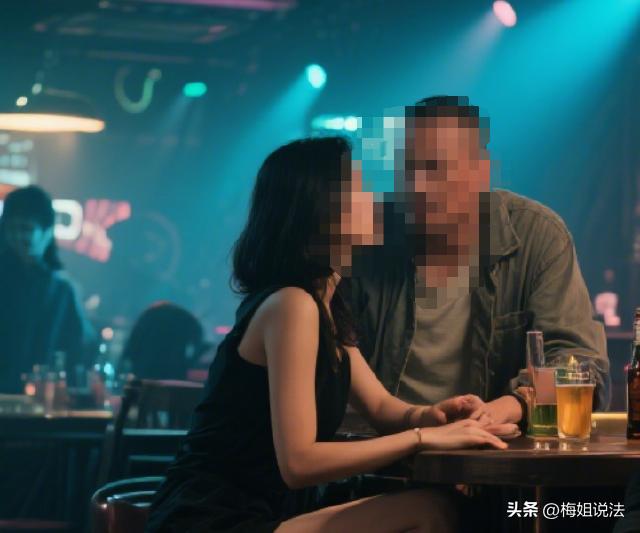 山东青岛，一小伙子去酒吧喝酒，邂逅了一个长相妩媚的女子，小伙子主动接近，二人还亲