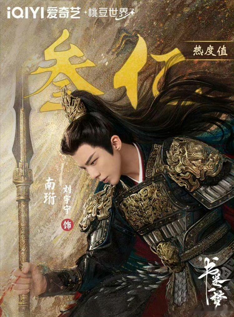 恭喜刘宇宁《书卷一梦》南珩站内角色热度值破3亿，都来看书卷一梦啊 ​​​