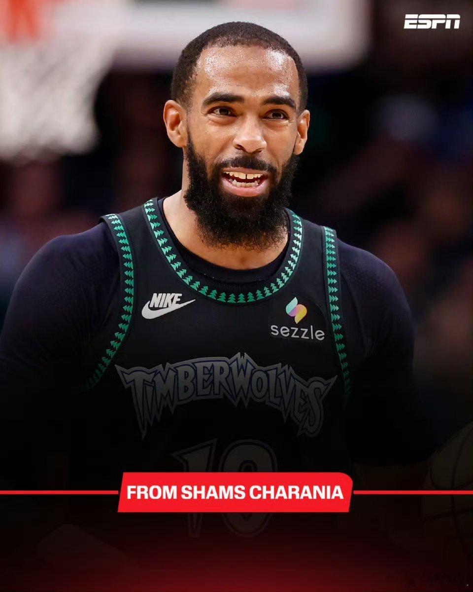 Shams：迈克·康利计划重返明尼苏达森林狼队。此前康利被森林狼交易到公牛，然后