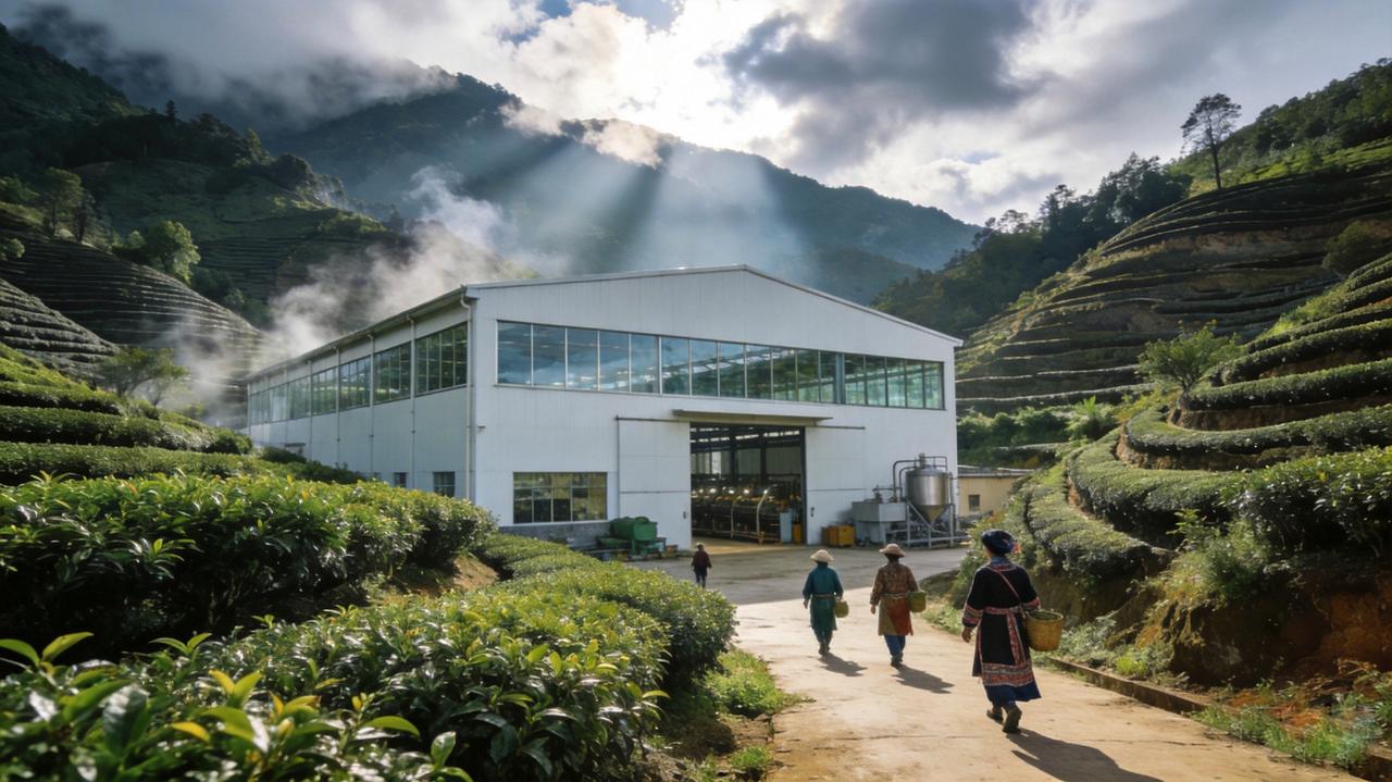 连钟睒睒都去云南建厂收茶了，云南茶人还没动静。
农夫山泉，在云南临沧双江县勐库镇