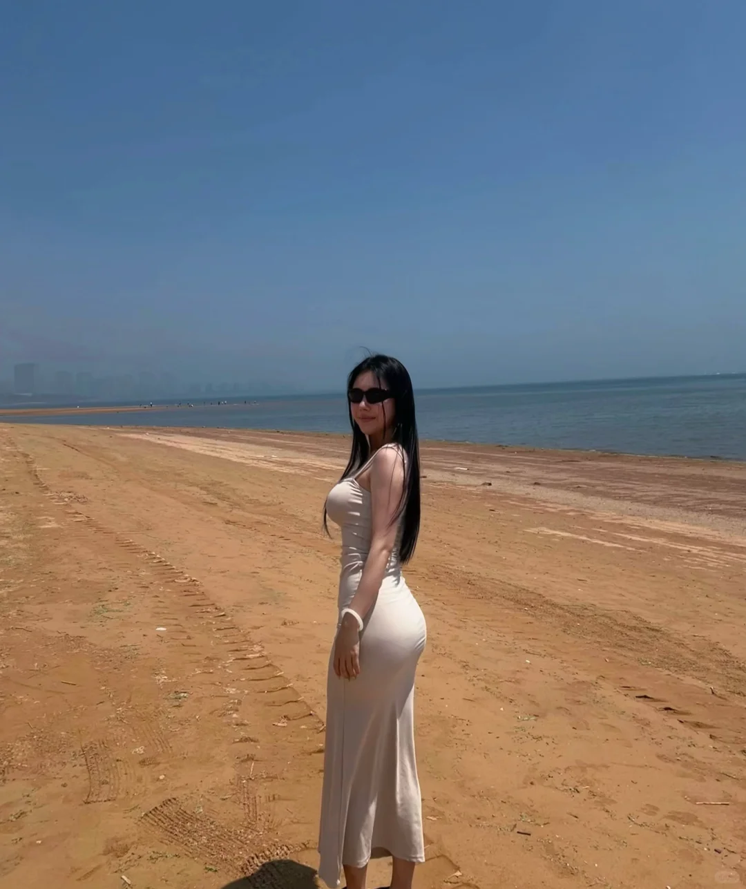 海的合影