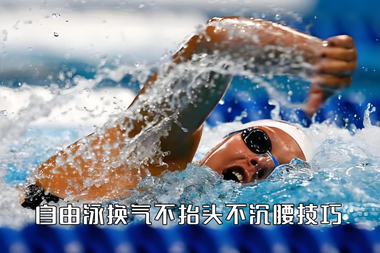 泳教头 | 泳讲堂：自由泳换气不抬头不沉腰技巧
很多泳友游自由泳时，一换气就本能