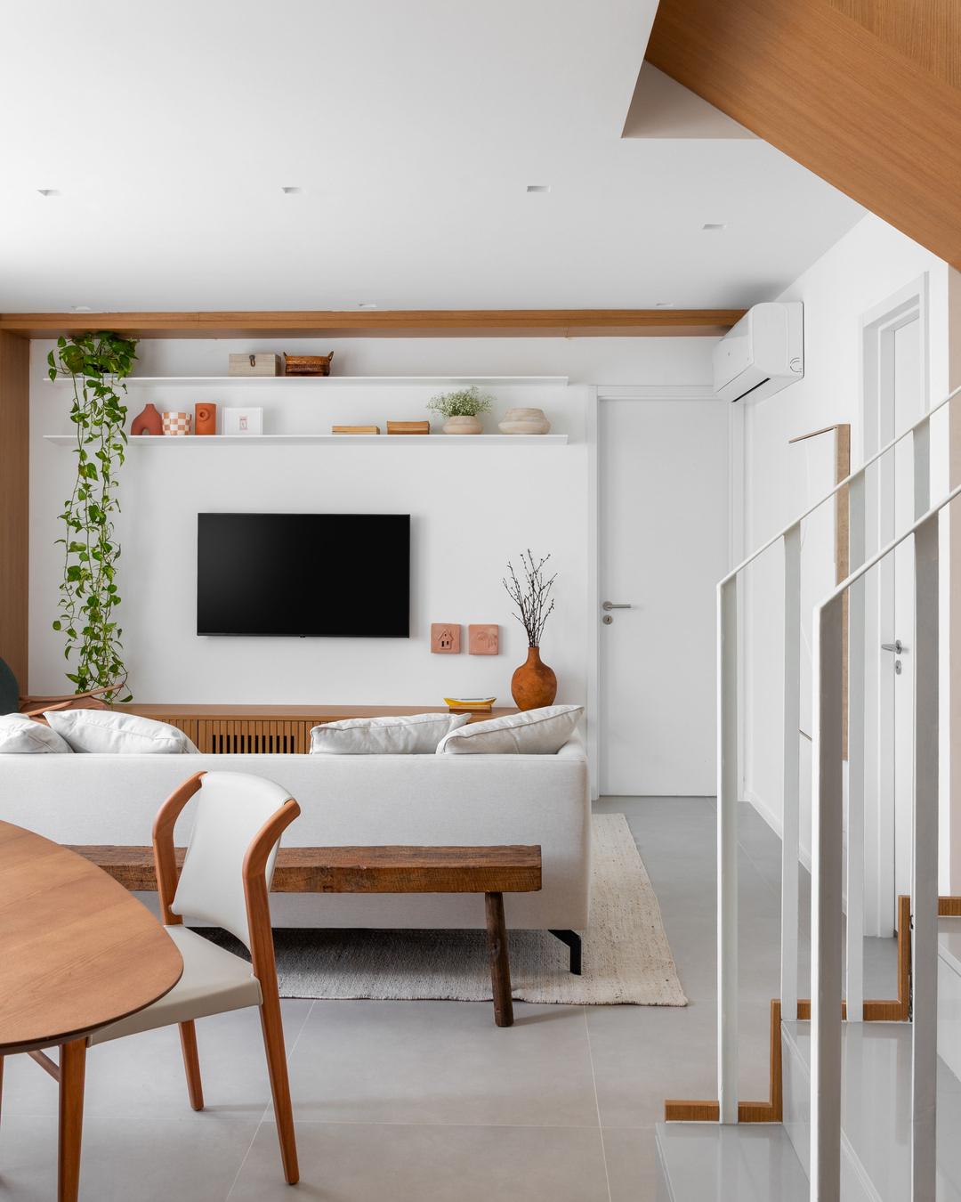 放弃繁杂！148㎡复式干净优雅才耐看💯原木风装修的家,可以有多治愈? 家居