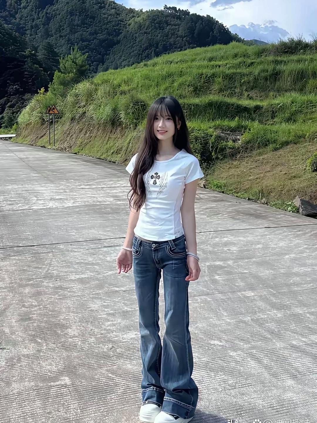 小姑娘笑起来还挺好看的