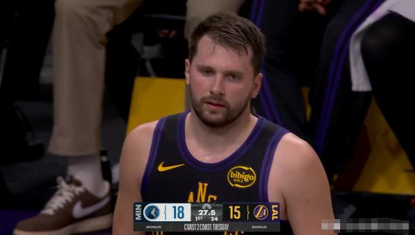 我强烈建议湖人巨星东契奇停止浪投！在今天进行的湖人和森林狼的焦点战中，目前双方的