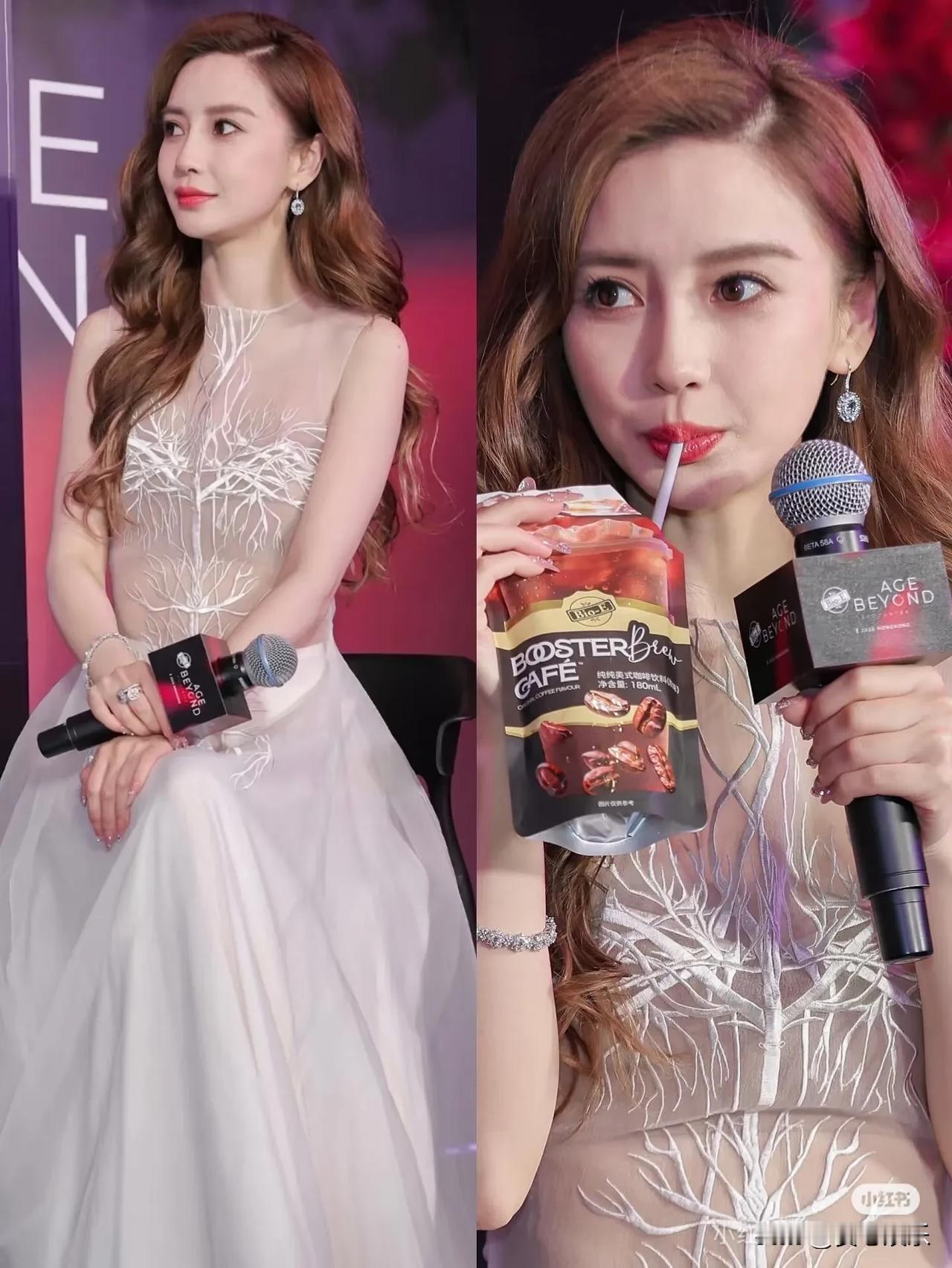 Angelababy今日活动生图，状态保持得很
好!
Angelababy好久不