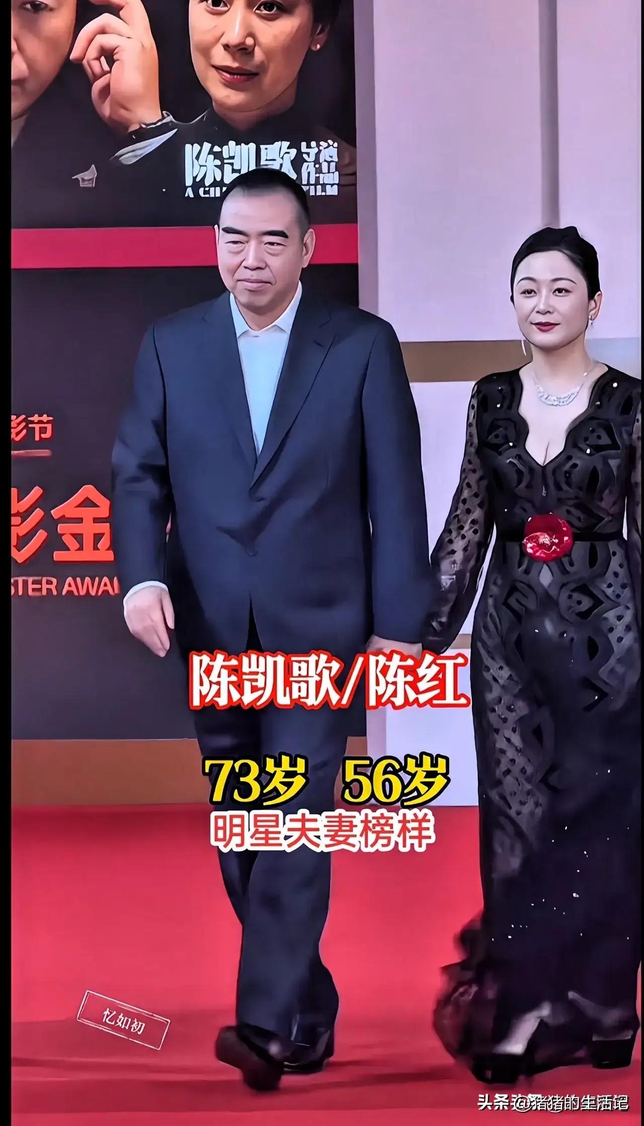 陈凯歌陈红，感情稳定甜蜜。
甄子丹汪诗诗，感情稳定甜蜜。
梁朝伟刘嘉玲，感情稳定