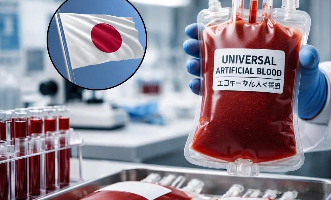 日本宣布在医学领域取得一项突破性进展——成功研制出可适配所有血型的通用型人造血液