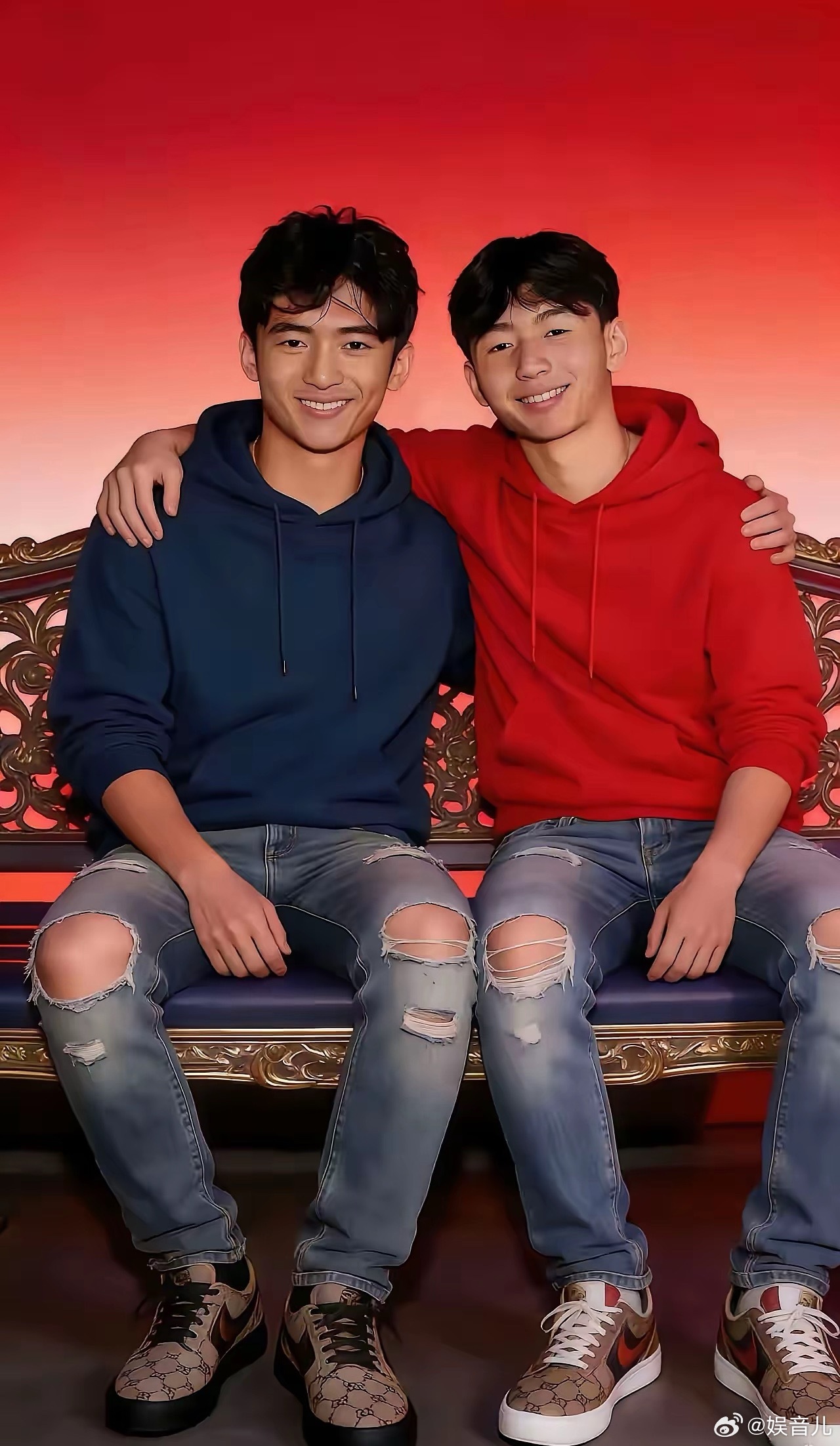 大儿子像谢霆锋，小儿子像谁呢？ 