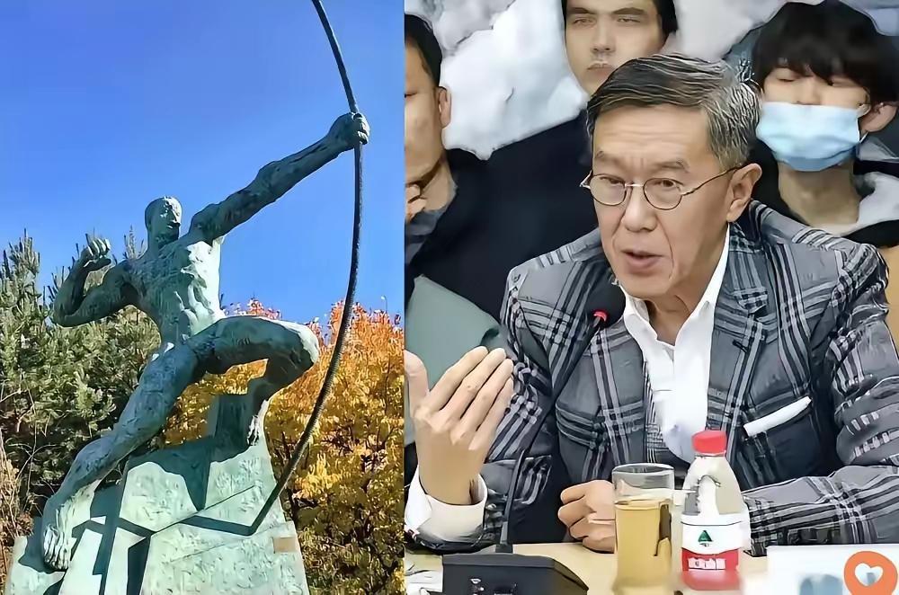 清华教授雕后羿，遭骂毁三观！
​说的是清华美院博导、北京美协副主席魏小明，搞了个