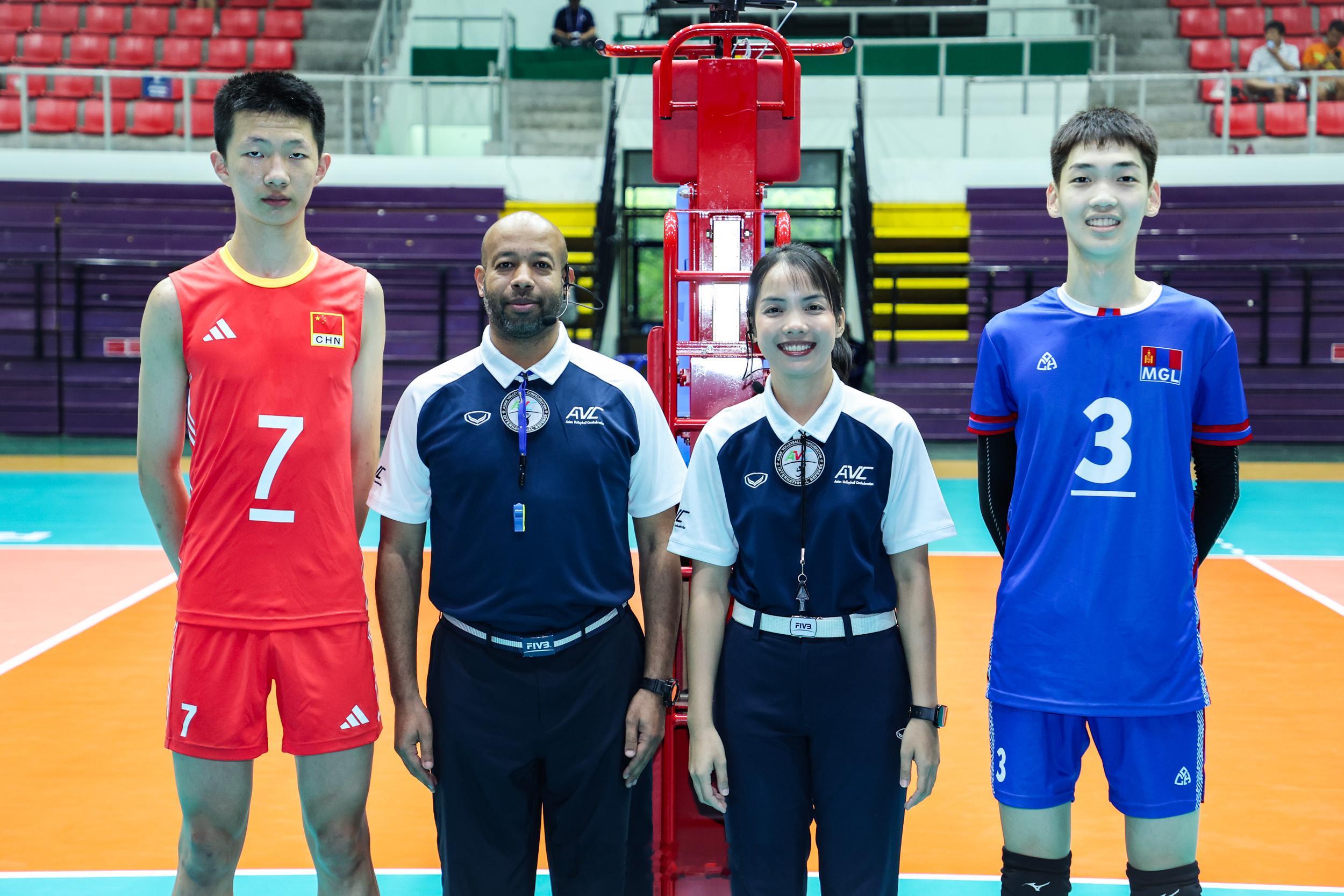 2025U16男排亚锦赛 北京时间下午刚刚结束的9~16名复赛第2轮的一场比赛，
