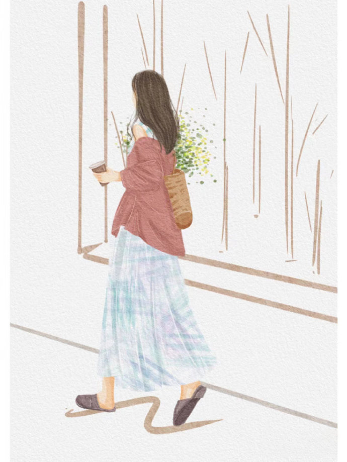 🌷୧⍢⃝୨ 最近很喜欢的一段话：“调整好心态，拐个弯， 与自己和解，一切都是最