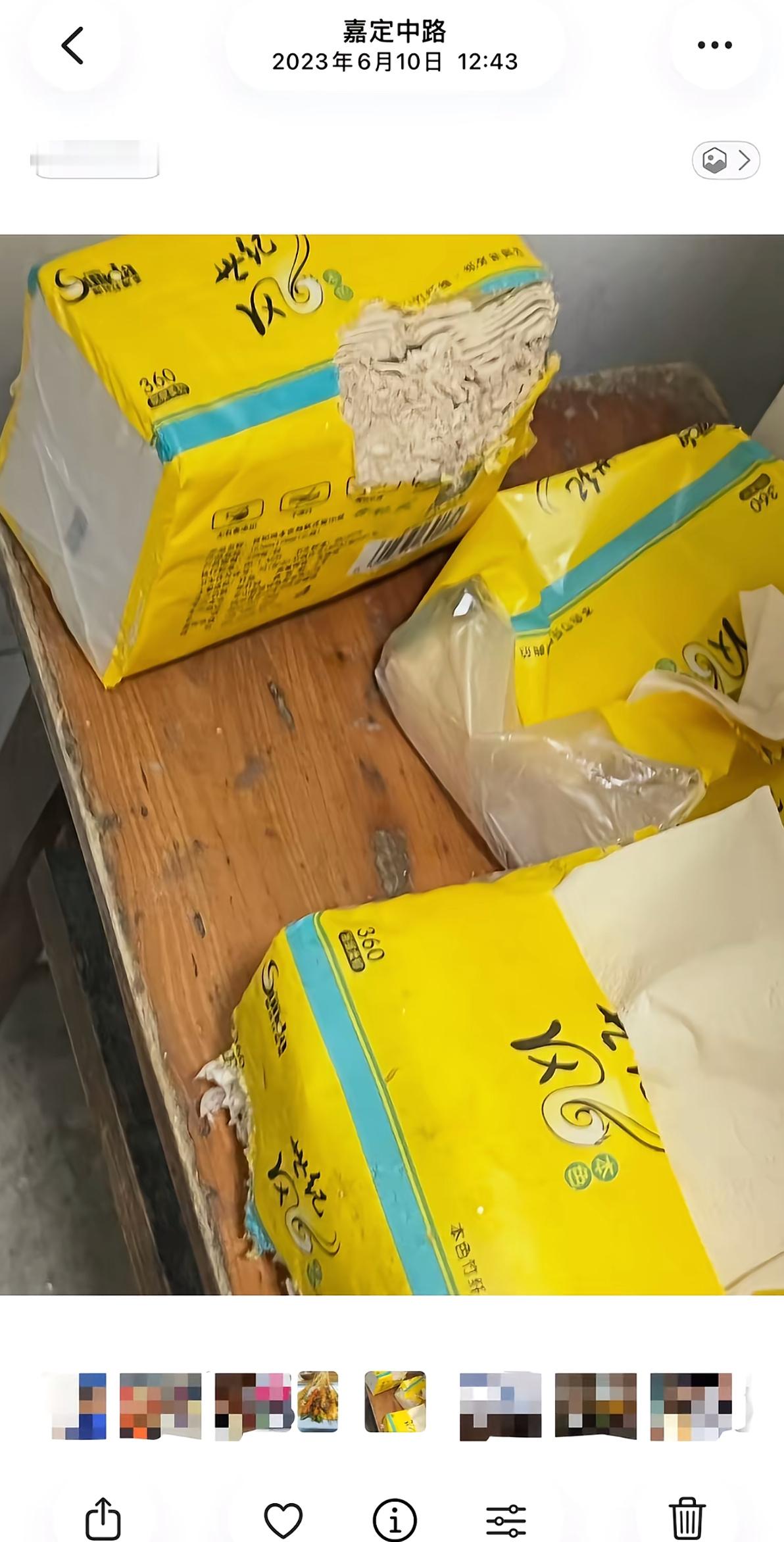 王鹤棣父亲炸串店棣爸油炸 居然摆放老鼠啃过的卫生纸 这太不卫生了