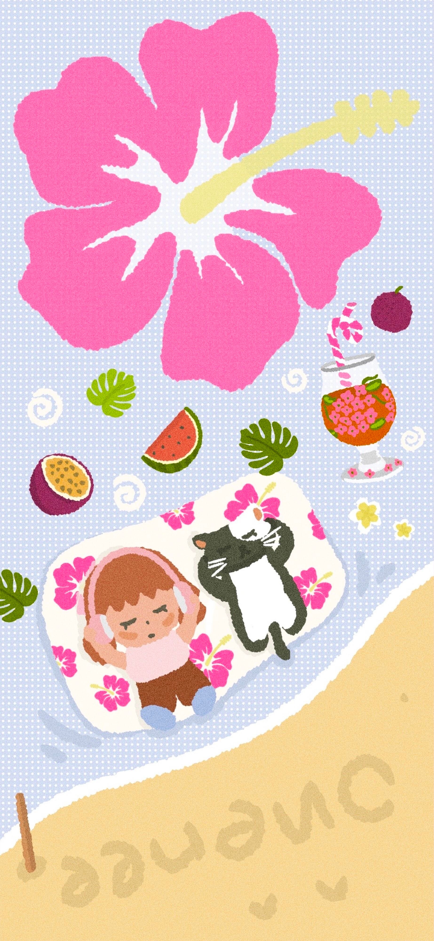 🍃𝑺𝒉𝒂𝒓𝒆：壁纸✖️可爱·“我的生命是潮温的绿意交错”·盛夏壁纸大