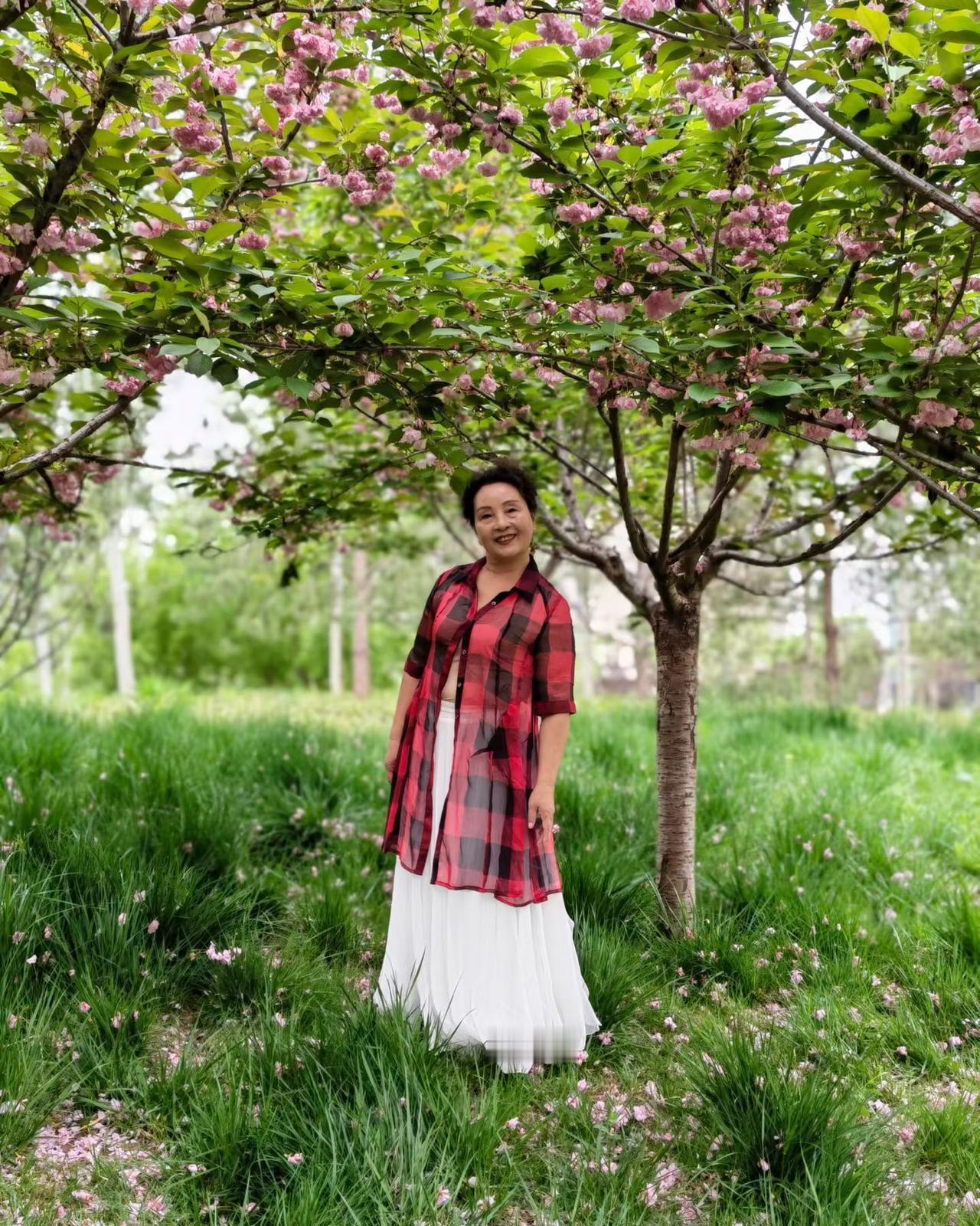 晒图笔记大赛晚樱落满肩头，春风里，人也跟着软下来了。退休后的日子，就像这慢下来的