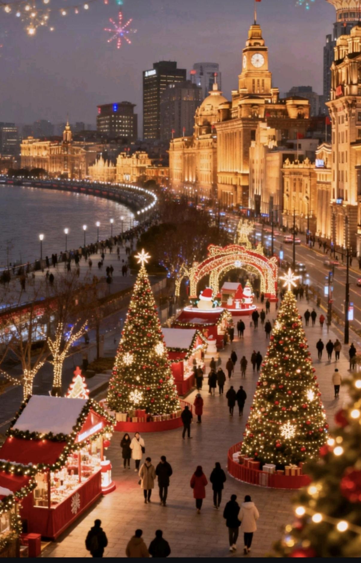 太神奇了！
上海昨晚上演了少见的“雷打雪”，
不少网友都表示开了眼界——冬天里又