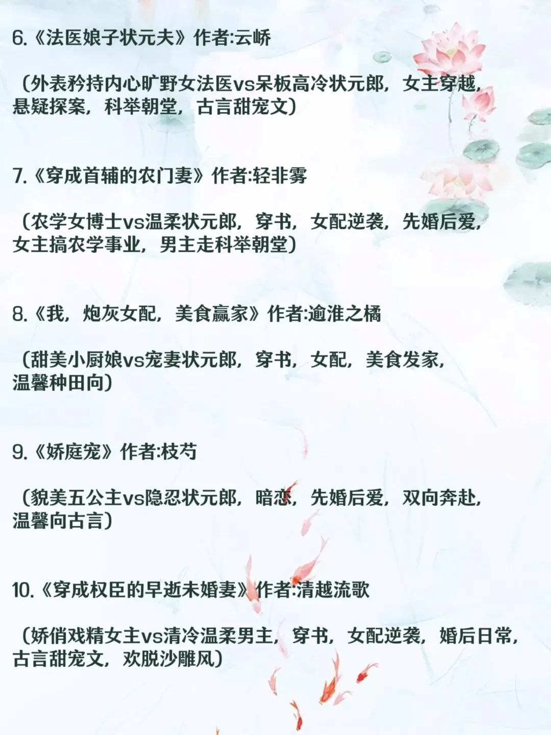 状元郎男主古言文合集，男主又腹黑又有心机