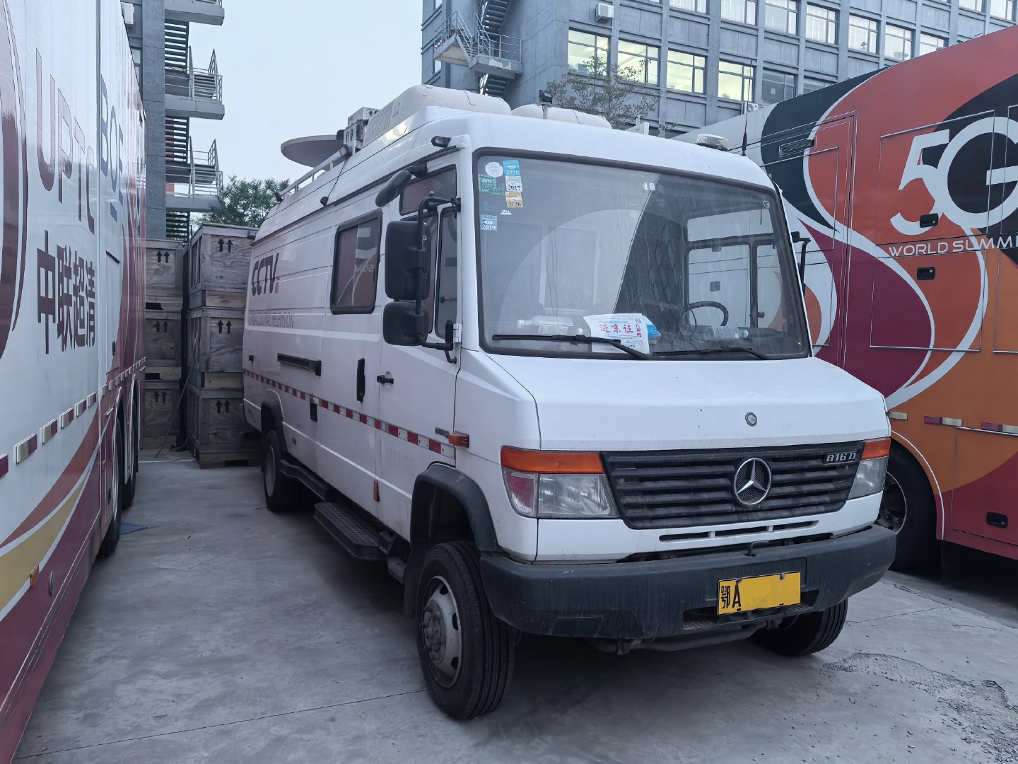 特殊车辆 奔驰威雷816D转播车 末期款欧5的四驱威雷 