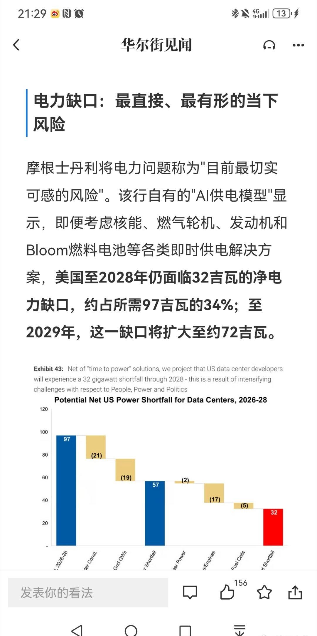 摩根士丹利拆解1.6万亿美元AI基建投资计划面临的三大风险：美国地方政府收紧审批