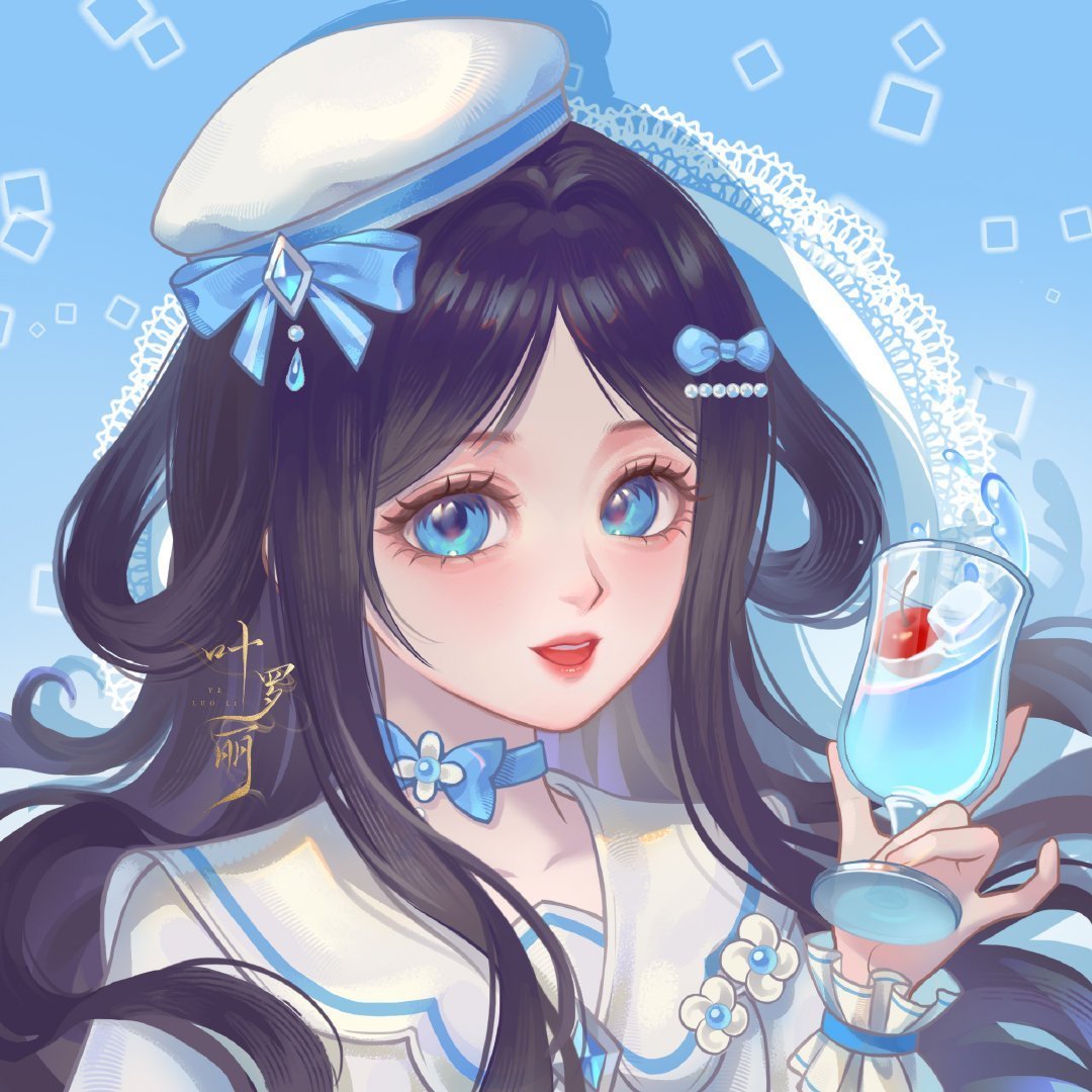 叶罗丽罗丽公主 超话仲夏心愿池 🍧叶罗丽女主罗丽只夏夜星空几寸，似他眉眼动人图