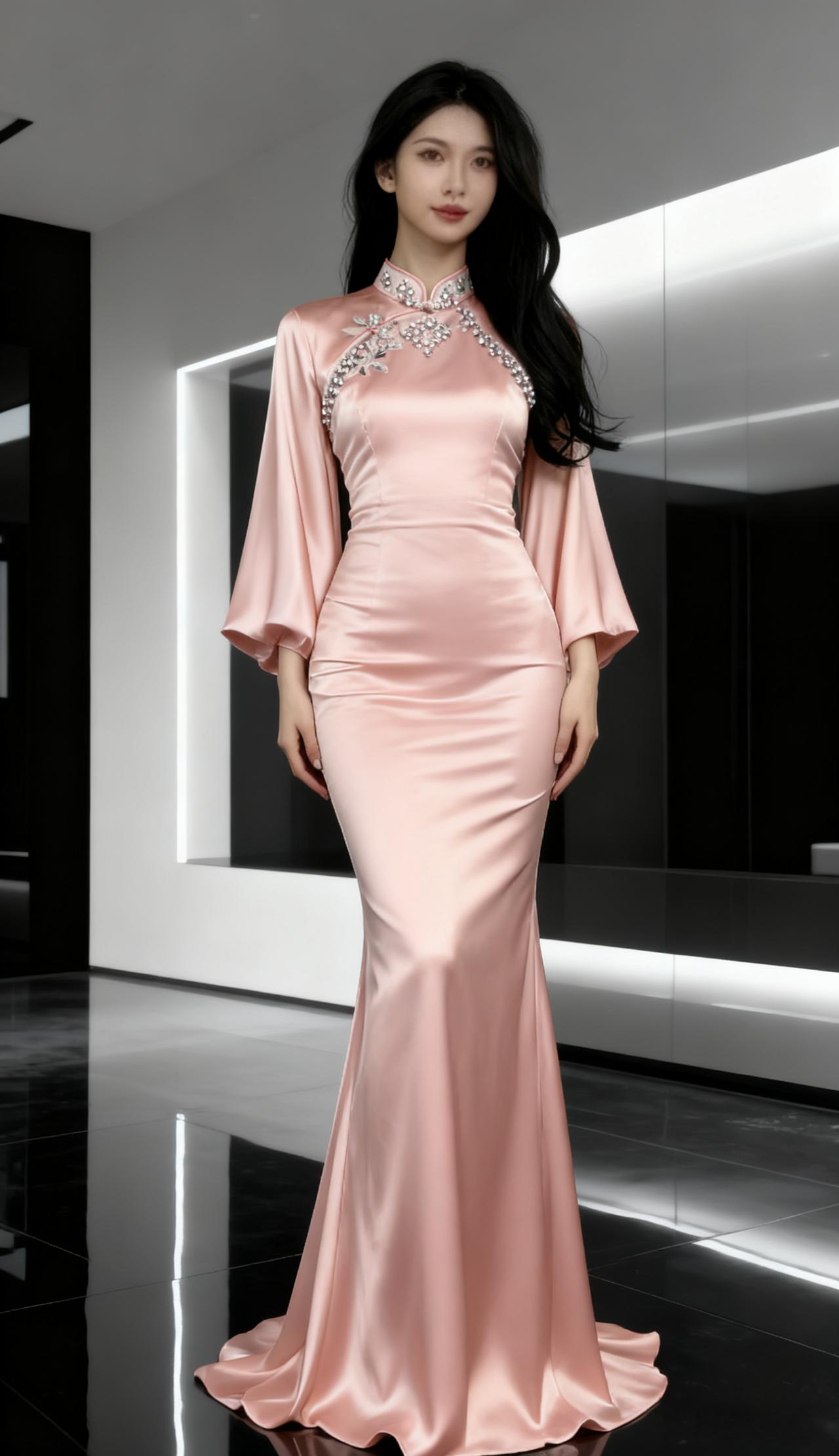 什么样的女生,最有魅力?
旗袍裙，最有魅力！