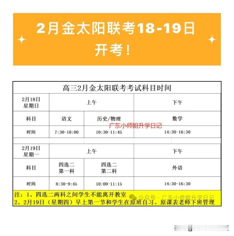 最新通知！广东高三年初九有大联考！

还没过年，高三就开始开学倒计时了最新消息！