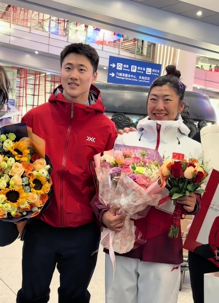 徐梦桃王心迪这对“桃心夫妇”也太好磕了！同届冬奥双双摘金，成史上首对同项目夫妻冠