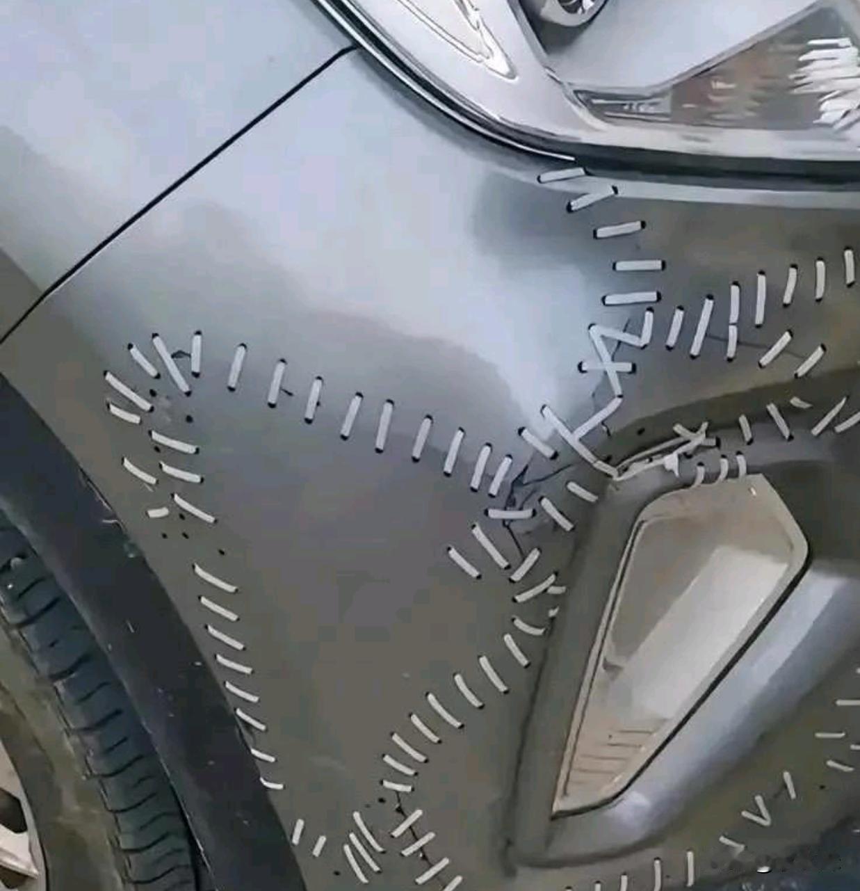 亲戚家帮忙修的，看看修的怎么样？