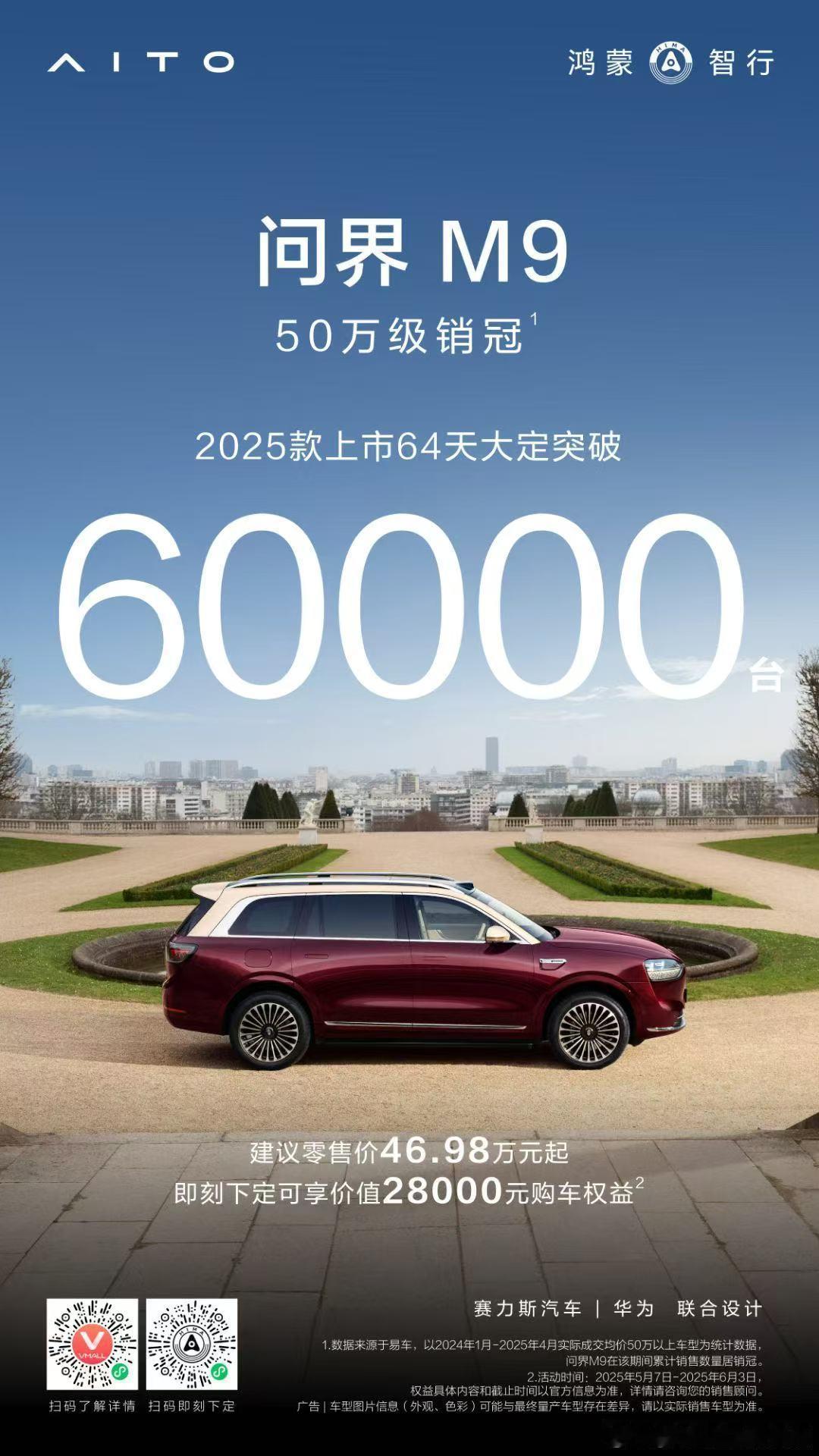 问界m9与m8的市场格局基本上是7:10。等新M7上市，我遇计会形成16:19:
