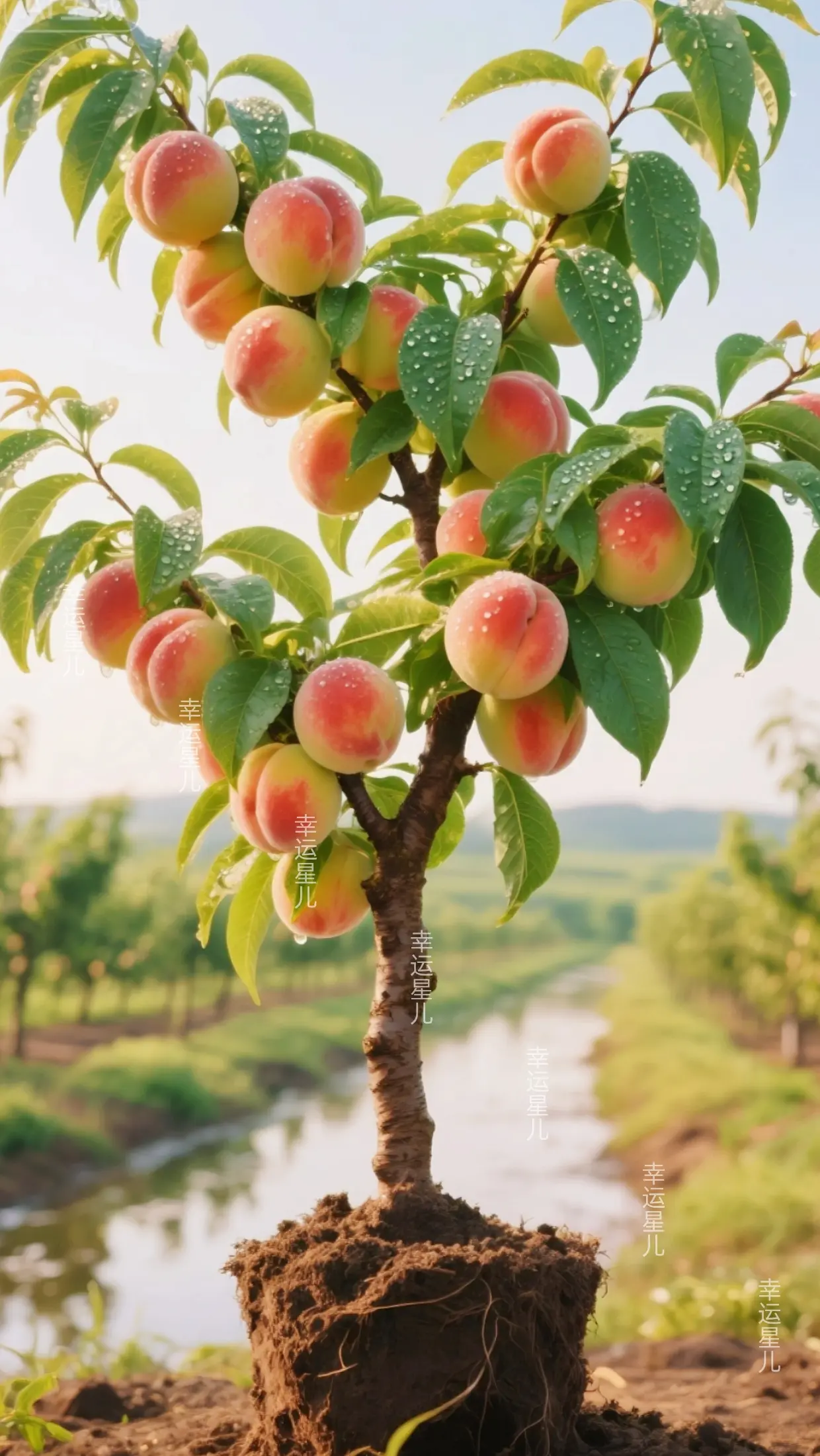 优质农产品助农我的乡村生活乡村振兴行动 巨脆水蜜桃树苗
