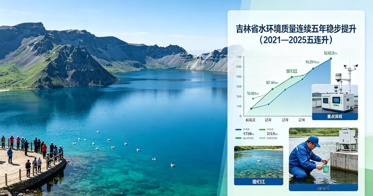 吉林省水环境质量实现“五连升”

从浊水到清流，从治污到提质，吉林水环境交出了一