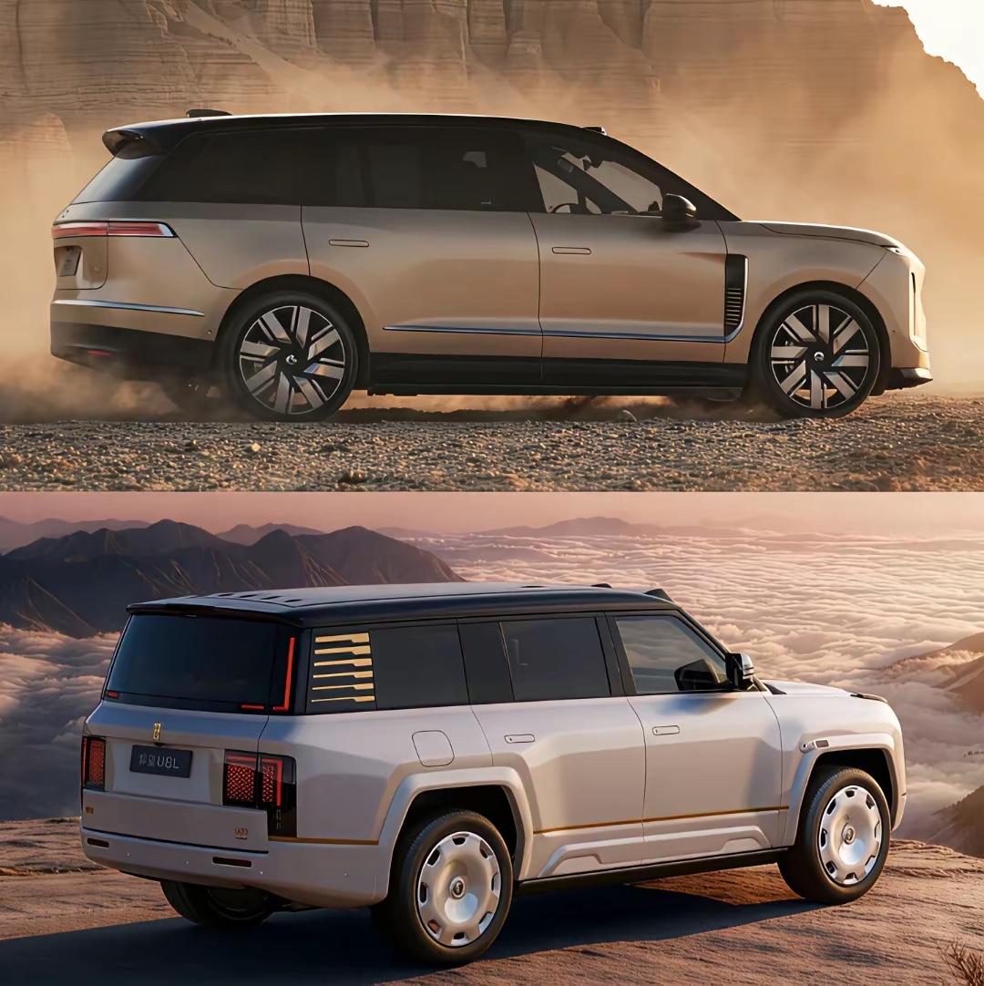 两大5.3米以上级别SUV仰望U8L与蔚来ES9对比。虽然根本不是一个级别，蔚来