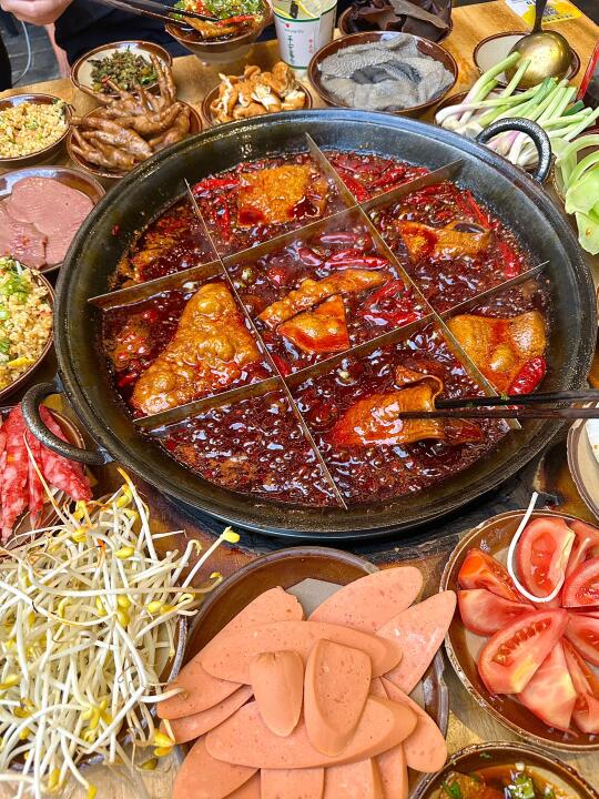 真的有被观音桥火锅的物价吓到❗️1R太香了……