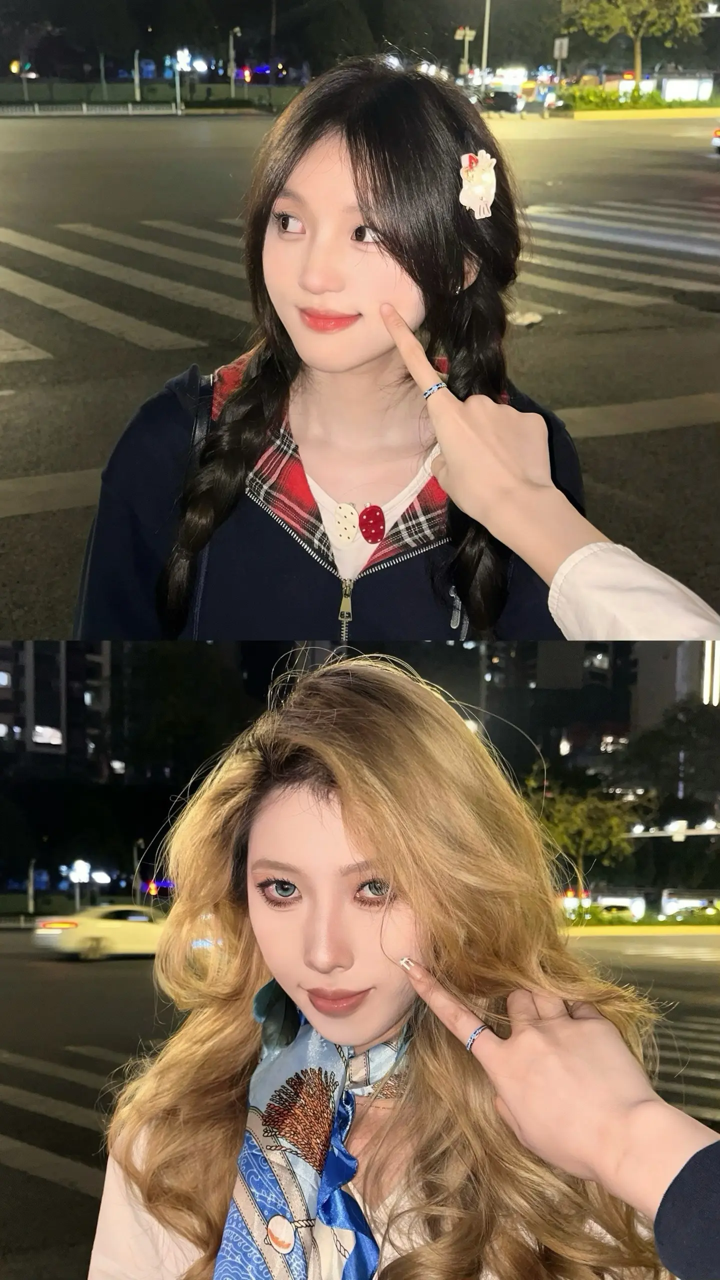每个御姐身边都会有一个甜妹朋友