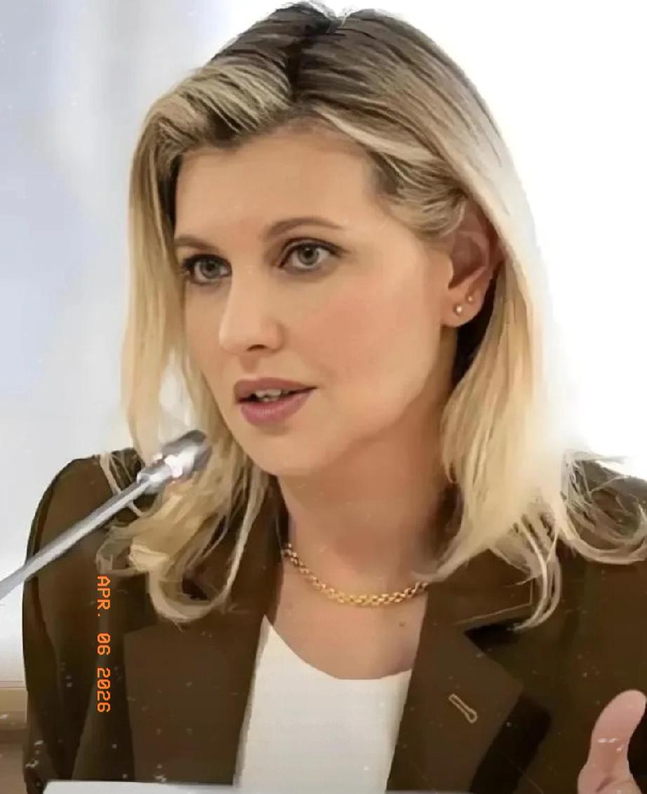 四年战争，泽连斯基的老婆终于扛不住了！3月30日，乌克兰第一夫人叶莲娜·泽连斯卡